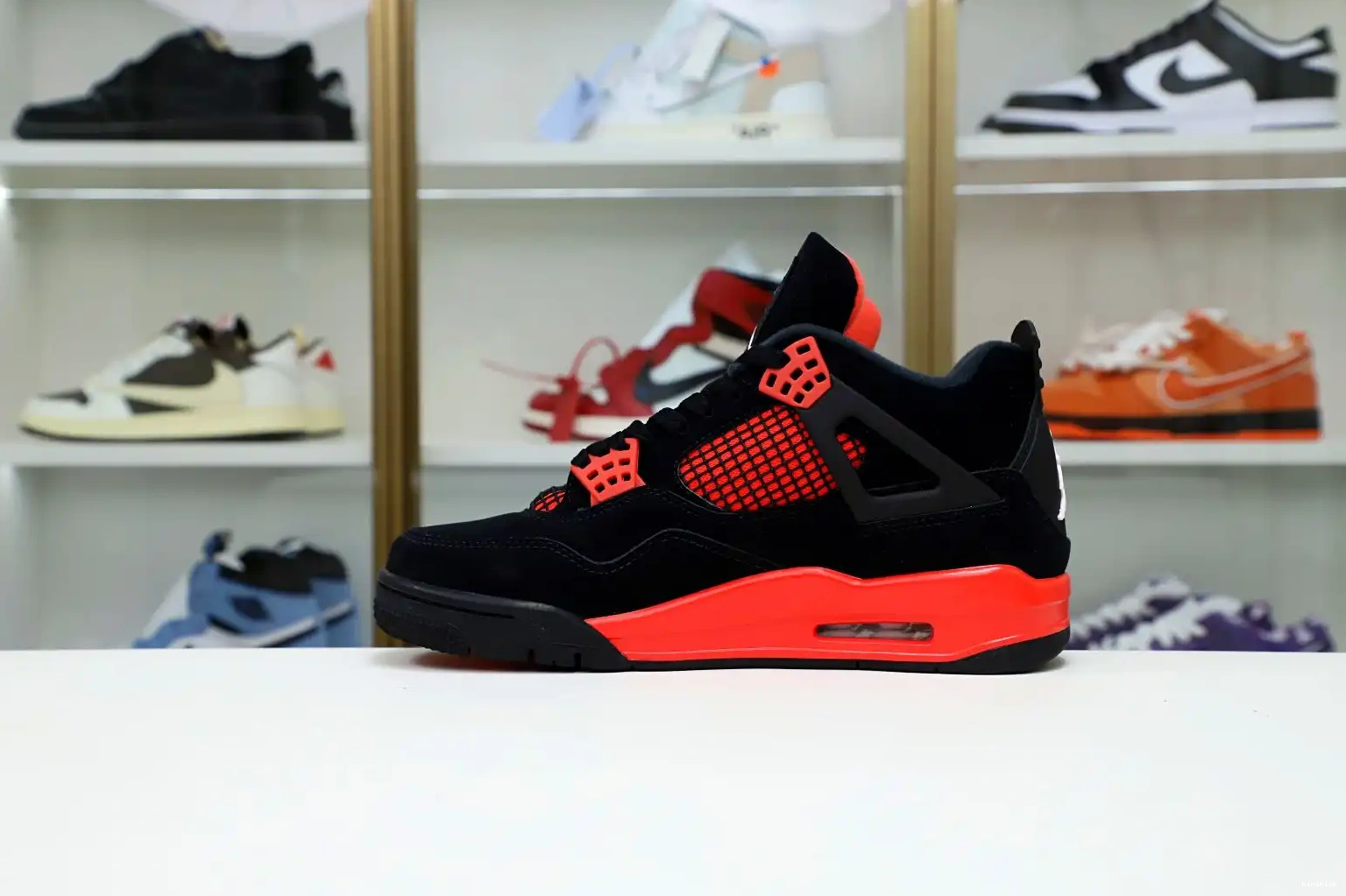 AIR 'RED Kimikick RETRO 4 THUNDER' JORDAN 0417